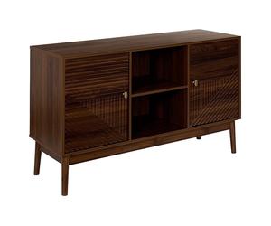 Tiffany Aparador (L x An x Al: 40 x 120 x 70 cm, Marrón, Número de puertas: 2 ud.)
