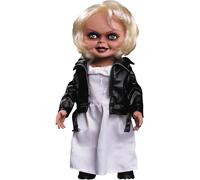 Tiffany Bride Of Chucky Figura Mega Scale 15 Pulg Con Sonido (Chaqueta Negra)
