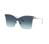 Tiffany & Co. Mujer Sunglass TF3103K - Color del Marco: Plateado y bañado en oro, Color de la Lente: Azul celeste y azul degradado
