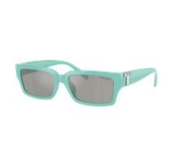 Tiffany Unisex Tiffany TF4226U 83886G Gafas de sol Inyectado Azul Gris Cuadrada Reflejado