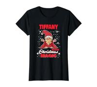 Tiffany Hace el Nombre mágico navideño Tiffany gnomo Camiseta gráfica económica