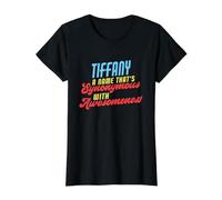 Tiffany Impresionante Diciendo Divertido Nombre Tiffany Camiseta gráfica económica