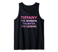 Tiffany La Mujer El Mito Leyenda Nombre Personalizado Mujeres Camiseta sin Mangas