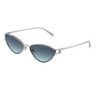 Tiffany Mujer Tiffany TF3095 60019S Gafas de sol Metal Plata Azul Cat Eye Normal Sombreado