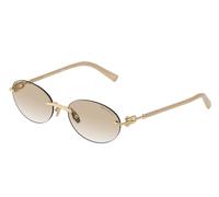 Tiffany Mujer Tiffany TF3104D 617811 Gafas de sol Metal Oro Gris Redonda Normal Sombreado
