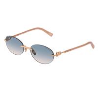 Tiffany Mujer Tiffany TF3104D 621716 Gafas de sol Metal Oro Marrón Redonda Normal Sombreado