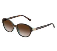 Tiffany Mujer Tiffany TF4263D 81343B Gafas de sol Acetato Marrón Marrón Redonda Normal Matizado
