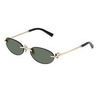 Tiffany & Co. Unisex Sunglass TF3119D - Color del Marco: Oro Pálido, Color de la Lente: Verde Oscuro