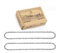 Tiffanyfx El paquete de 2 cuenta con cadenas de 24 pulgadas, cada una con un calibre de 0.50 pulgadas, paso de 3/8 pulgadas y 84 unidades
