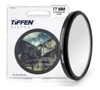 Tiffen 77UVP - Filtro de protección UV (Anillo de 77 mm), Color Negro | Filtro de lente ultra delgado de vidrio óptico transparente que reduce el tono azulado de la luz diurna y reduce la