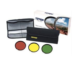 Tiffen Juego de filtros blanco y negro 13G2 6Y1 R25 55 mm