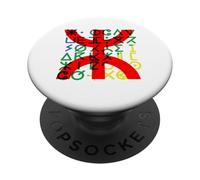 TIFINAGH AMAZIGH Art Y YO Soy Kabyle Argelia PopSockets PopGrip Adhesivo