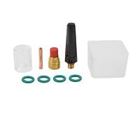 TIG - Kit de antorcha de soldadura con lente de gas, juego de anillos de sellado de taza de vidrio térmico WP9/20/25, accesorios de soldadura de arco de argón