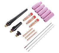 TIG Welding Accessories Set ,Argon Consumption Reducing Long Service Life TIG Welding Torch Accessories Kit ABS for Electric