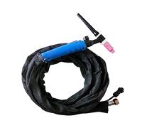 Tig Welding TIG Máquina de arco de argón TIG200A Antorcha WP-17FV Válvula flexible Azul Cable Longitud 3/5/7M con consumibles Juego de soplete de soldadura (10 pies)