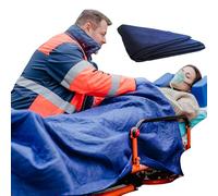 Tiga-Med 40 mantas desechables para pacientes | 110 x 190 cm | Manta desechable con relleno de algodón de poliéster | 200 g | Manta de emergencia desechable
