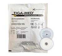 Tiga-Med ECG - Electrodos (100 unidades, 45 mm, gel sólido)