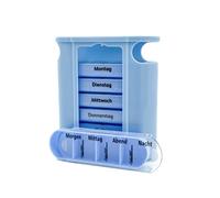 Tiga Med - Pastillero para una semana, color azul