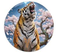 Tiger 1000 Piece Jigsaw Puzzle For Adults Challenging Game Stress Relief Puzzle Cultivate The Spirit of Teamwork For Adults Gifts 1000pcs (67.5x67.5cm)