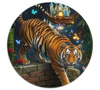 Tiger 1000 Piece Jigsaw Puzzle For Adults Challenging Game Stress Relief Puzzle Cultivate The Spirit of Teamwork for Family Decorations 1000pcs (67.5x67.5cm)