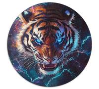Tiger 1000 Piece Jigsaw Puzzle For Adults Family Challenge Toys Stress Relief Puzzle Cultivate The Spirit of Teamwork for Men, Women, Elders, Seniors 1000pcs (67.5x67.5cm)