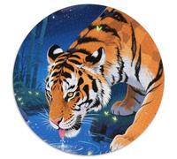 Tiger 1000 Pieces Jigsaw Puzzles For Adults Challenging Game Stress Relieving Entertainment Cultivate The Spirit of Teamwork for Men, Women, Elders, Seniors 1000pcs (67.5x67.5cm)