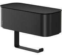 Tiger 2-Store Portarrollos con Caja de Almacenamiento, Color Negro