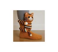 (tiger)3D Cute Animals Socks Knitted Animal Pattern Floor Socks Unisex Funny Winter Christmas Gifts