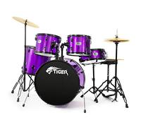 Tiger 5 Piece Drum Kit - Purple