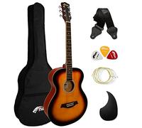 Tiger ACG2-SB Guitarra acústica de tamaño completo para principiantes - Sunburst
