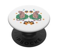 tiger art design- for chinese horoscope appreciator PopSockets PopGrip Adhesivo