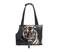 Tiger at rest - Bolsa de hombro estampada para mascotas para salir, bolsa de hombro de doble propósito para perros pequeños y gatos
