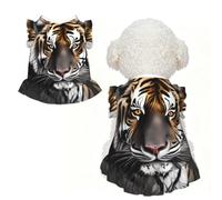 Tiger at rest M - Ropa para mascotas para perros pequeños, bonito traje de verano para cachorros, ropa suave y transpirable para mascotas para gatos