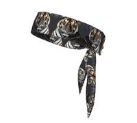 Tiger at Rest - Pañuelo deportivo para hombre y mujer, para fitness, correr, yoga, absorbe el sudor