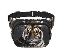 Tiger at rest - Riñonera multifuncional estampada unisex, bolsa de mensajero de moda, bolsa de almacenamiento deportiva de viaje