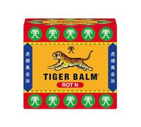 Tiger Balm ROJO N - Bálsamo natural para promover la circulación sanguínea de la piel - Frotar con aceites esenciales de alta calidad