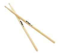 Tiger Baquetas Tiger 5A Maple - Baquetas de Madera Par de Baquetas con Punta de Madera, Natural,