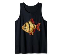 Tiger Barb Puntigrus tetrazona Acuario de Agua Dulce Camiseta sin Mangas
