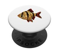 Tiger Barb Puntigrus tetrazona Acuario de Agua Dulce PopSockets PopGrip Adhesivo