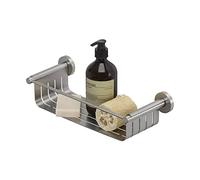 Tiger Boston Cesta de Ducha Grande, Acero Inoxidable Cepillado, 36,5x9x13,7 cm