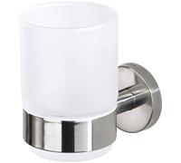 Tiger Boston Portavasos baño, Acero Inoxidable Pulido, 6.7x10x10.4 cm