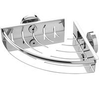 Tiger Boston Rinconera de Ducha pequeña, Acero Inoxidable Pulido, 19.5 x 5 x 19.5 cm