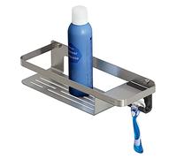 Tiger Caddy - Cesta de ducha con gancho, 32 cm, color acero inoxidable cepillado