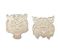 Tiger Cat Head Troqueles para scrapbooking, plantilla de metal troquelado, tarjeta, repujado, álbum de fotos, plantilla, forma, decoración, scrapbooking