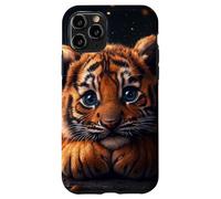 Tiger Cub Case Baby BigCat Cute Blue Eyes Wildlife Adorable Carcasa para iPhone 11 Pro