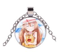 TIGER×DRAGON! Aisaka Taiga Collar Toradora! Egirl Punk Collar de cadena de metal para mujer, regalo Otaku, joyería de anime, Aleación de zinc