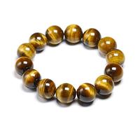 Tiger Eyes Beads Men Charm Natural Stone For Man Handmade Yoga Couple Women Gemstone Jewelry Red Czech Republic 19cm 7.5inch