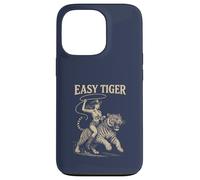 Tiger FÁCIL - Vaquera cabalgando con Confianza con una Cuerda Carcasa para iPhone 13 Pro