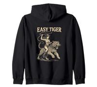 Tiger FÁCIL - Vaquera cabalgando con Confianza con una Cuerda Sudadera con Capucha