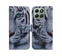 (Tiger)For Honor X6b 4G Leather Wallet Case with Pattern Print